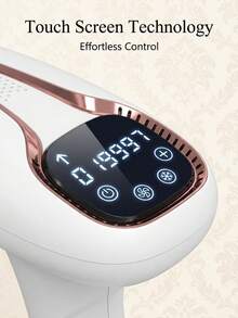 (Phích cắm Anh) Máy triệt lông không đau, triệt lông bằng laser, triệt lông IPL, dùng được cho cả nam và nữ, triệt lông vĩnh viễn tại nhà 3 trong 1, 5 cấp độ nâng cấp, 999.990 lần nháy, thích hợp cho toàn thân, nách, lưng, chân, tay, mặt, vùng bikini, thiết kế có dây, giúp giảm sự phát triển của lông. - Xem 5