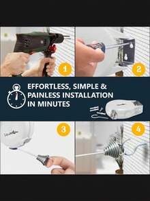 1pc 12M/15M Extendable Plastic PVC Clothesline, Thick Rope, Adjustable Length, 1200cm, 3mm Thickness For Household, Clotheslines - Multicolor - View 7