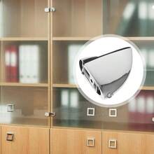 XISH Hemobllo Soporte De Clip Para Vidrio Ajustable De Aleación De Zinc Para Espejos Y Estantes De Vidrio Clips De Boca De Resistentes Para Baño Hogar Y Exhibidores - 10x8x4cm - Ver 7