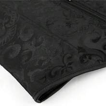 1件提花织纹束腰塑身衣，可调节抽绳腰带