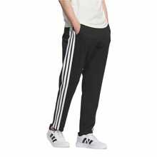 Adidas Casual Versatile Loose 3-Stripes Straight Breathable Zip-Up Ankle Cuff Sports Pants, Unisex CY KA8348 - Black - View 9