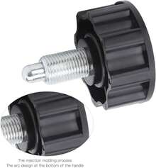 5 Uds Fitness Pull Pin Knob M16 Máquinas de Ejercicio Equipo de Liberación de Bicicleta para Ajuste de Fitness Entrenamiento de Fuerza - negro - Ver 6