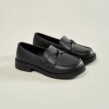 Mocasines minimalistas versátiles y casuales para mujeres - Negro - Ver 2