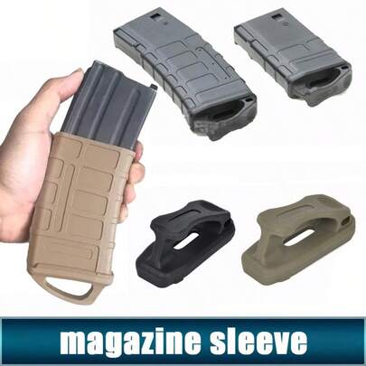 1pc Rubber Soft Cover Magazine Pouch, Quick Release Holster, Hunting Accessories, Tactical Hunting Gun Holster, Outdoor Tactical Gear | Portable Survival Equipment - Suitable For M4 And Others