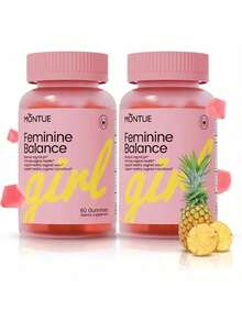 Probiotics For Women – Prebiotic & Lactobacillus Blend For Vaginal Flora, Odor ,PH & Immune Support,  60 Vegan Gummies Hawaiian Pineapple Flavor,Christmas Gifts - Hương vị dứa - Xem 7