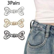6pcs Women's Pants Tightener - Denim Waist Cincher Clips And Pins, Slimming Waist, Adjustable Waist Clips - Multicolor - View 19
