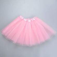 1 Stück/3 Stück/5 Stück einfarbiger Polyester Tüll Rock, geeignet für alle Jahreszeiten, 30cm aufgeblähter Rock, nicht erwachsener Mini-Rock, transparenter Taille Bühnenrock, Ballett Tutu, Aufführungskostüm, Makaron farbiger Tüllrock, Prinzessinnenkleid, atmungsaktives Mesh, Weihnachtsrock, Petticoat Valentinstag Accessoires, Sommer, Strand, Hochzeit - Mesh-Tutu-Rock - Übersicht 17