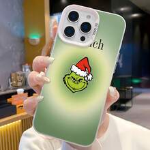 Estuche para teléfono con espejo  Christmas Edition compatible con  17,  16 Pro Max,  15 Pro Max,  13 y  12 hecho de TPU para una protección confiable contra golpes y caídas perfecto para regalos de temporada festiva para familiares, amigos y seres queridos ideal para celebraciones navideñas, fiestas navideñas y cumpleaños - Plateado - Ver 2