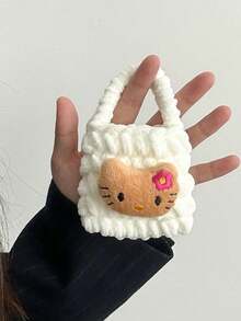 Sanrio 1Pc Hello Kitty Handheld Earphone Storage Bag Mini Protective Case Gift - View 4