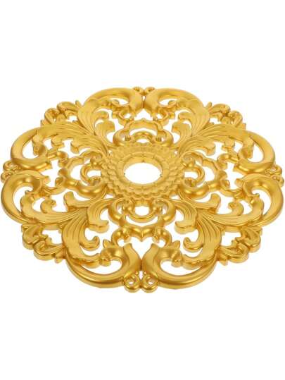 Medallón De Techo Decorativo De Resistente Para Lámparas De Techo De 12 Pulgadas Fácil De Limpiar Para Sala De Estar Y Oficina Mejorando La Decoración,36697941