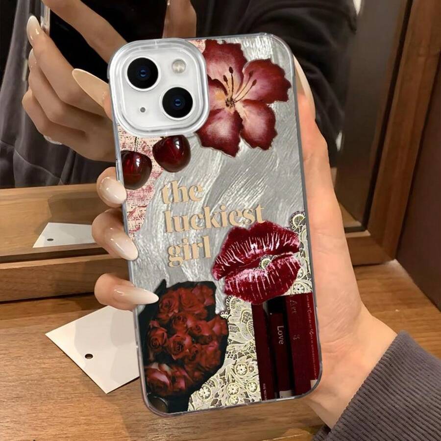 Funda La chica más afortunada para celular con . Funda protectora estampada para for 11, 11PRO, 11PROMAX, 12,12PRO, 12PROMAX, 13,14, 13PRO, 13PROMAX, 14PLUS, 14PRO, 14PROMAX,15, 15PLUS, 15PRO, 15PROMAX,16, 16E, 16PLUS, 16PRO, 16PROMAX,17, 17AIR, 17PRO, 17PROMAX, X,XS, XR, XSMAX - Multicolor - Ver 1
