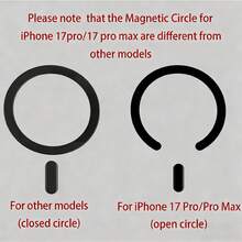 透明高档黑色边框软磁充电保护壳，兼容，防震，超薄 - 黑色 - 查看 10