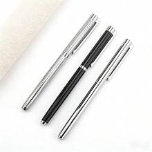 0.5mm 細尖不鏽鋼圓珠筆，書寫順滑，亮銀色，商務與辦公必備，開學季好禮，返校季 - 5145 - 查看 8
