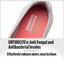 Skechers Women's Casual Shoes GO WALK JOY Lightweight Slip-On Walking Shoes, Breathable & Comfortable Athletic Casual Shoes 124637-NAT - Natural Color - View 4