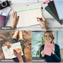 Agenda 2026 Diario, Agendas Libreta Notebook Diaria Planner 2026, Pestaas de Enero a Diciembre, Tamao A5 21.1*14.5cm, Agendas Planificador Diaria y Semanal y Mensual, Agenda 2026 Mujer/Hombre - Azul cielo - Ver 7