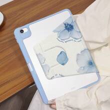 360°旋转iPad保护套，Y型折叠支架，高清UV印刷，兼容iPad 11（2025款）、iPad Air 11/13（2025款M3）、iPad Air（M2）11/13英寸、iPad Air 4/5/6 10.9英寸、iPad Pro 11英寸、iPad Pro 12.9英寸、iPad 10.2英寸、iPad第九代/第十代，保护套设计，多角度调节，六向支架摆放，内置笔槽，透明后盖，防摔保护，自动唤醒/睡眠功能