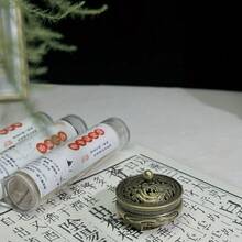 2pcs/3pcs Sandalwood & Agarwood Incense Burner, High-Quality Copper Alloy Incense Holder With Dragon & Phoenix Design, Suitable For Home, Office, Yoga, Tea Ceremony, Meditation - Multicolor - View 7