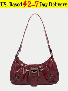 Women's Retro Maillard Punk Wanderer Motorcycle Bag Rivet Decoration Adjustable Strap Large Capacity Soft Artificial Wax Leather Ombre Colors Shoulder & Crossbody Bag Suitable For Work Commute Dating And Parties Niche Design Steampunk Goth Bag For Women Cool Girls Street Wear Perfect For Music Festival Concert Rock Style Bag For Women Japanese Bag Y2k Bag Gothic Punk Bag For Women 2000s Fashion Style Bag For Women Vintage Bag For Women Street & Japanese Bag For Women Halloween Purse Perfect For Fancy Party Halloween Fashion & Gothic Fashion------Bag Charms Gifts For Women Christmas Gifts Gifts For Women Crossbody Bags For Women Stocking Stuffers Travel Essential - Nhiều màu - Xem 1