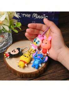 24pcs Stitch Pendant, Handmade, Birthday Gift, Mini, Suitable For Graduation, Holiday Seasons, Christmas, Thanksgiving, Halloween, New Year, Party, Phone Decoration, Office Decor, Family Gathering And Other Occasions - Multicolor - View 7