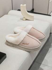 Women's Closed Toe Thick Soft Bottom Non-Slip Slippers, Men's Thick Sole Slippers - White - View 5