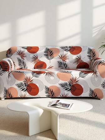 1 st stretchigt sofföverdrag, modernt tryckt mönster sofföverdrag, damm- och smutsavvisande, lämplig för hemmet, klassrummet, hotellbruk, alla årstider