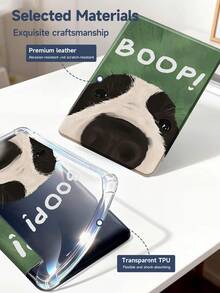 狗狗图案平板电脑保护套，兼容 iPad 9.7/10.2/10.5/10.9/12.9/Pro 11（第十代），兼容三星 Galaxy Tab S6 Lite 10.4 英寸，兼容 Kindle Paperwhite（第十二代，2024 年款），Kindle（第十一代，2022 年款），轻柔防摔，智能支架/自动唤醒/睡眠功能 - 彩色 - 查看 9