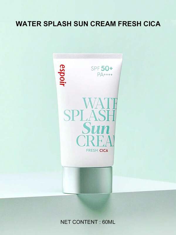 eSpoir 清爽防晒霜 SPF50 60ml，面部润色提亮保湿防水