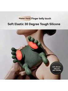 Multifunctional Realistic Hand-Shaped 5-Finger Shoulder And Neck Massager, Electric Massage Function, Wireless Portable USB Charging. Deep Tissue Massage, Suitable For Neck, Shoulders, Back, Arms And Legs. 2000mAh - Multicolor - View 10