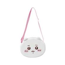 Miniso 1pc Soft Plush Crossbody Bag (Qianchuan Series) - Soft Plush Material, 3D Cute Face Design, Everyday Portable Crossbody Bag - White - View 4