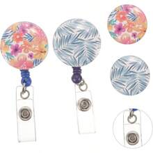 2piezas Hebilla De Insignia Decorativa Porta Credenciales Retrctiles Para Enfermeras Clips Para Credenciales Prcticos Accesorios Mdicos Porta Tarjetas De Identificacin Para - inicial - Ver 6