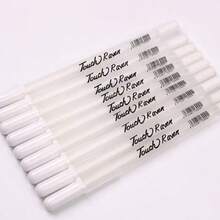 1 szt./3 szt./6 szt. Biały zakreślacz żelowy, biały, wysoki połysk, odpowiedni na spotkania, do logowania, do samodzielnego malowania - Biały - Zobacz 3