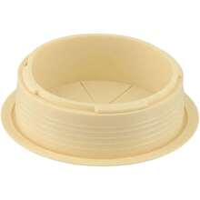 Cubierta de agujero para cable para gestión de cables de escritorio, 80 mm, tapa de agujero de alambre, ABS y goma para escritorio de computadora (beige),36638409 - Beis - Ver 1