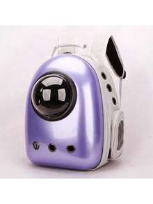 宇航员猫咪背包 - 泡泡窗太空舱宠物包，透气透明猫狗旅行包，适合徒步旅行和航空旅行 - 彩色 - 查看 13