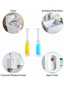 1/3/6 Stück kleine Blumen Toilettengel, Toilettendeodorant, Geruchsreiniger, Toilettenduft, Kalkentferner - Verschiedenfarbig - Übersicht 8