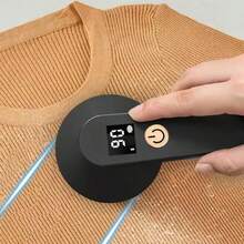 Rechargeable Lint Remover - Portable Fuzz Shaver | USB Rechargeable Fabric Shaver And Clothes Trimmer With Digital Display, Long Battery Life, Suitable For Home And Travel - Perfect Christmas Gift - Multicolor - View 2