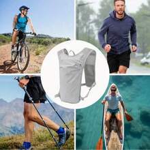 Lightweight, Quick-Drying Outdoor Backpack, Suitable For Hydration Bladder - Ergonomic Design, Multiple Compartments And Padded Shoulder Straps, Ideal For Hiking, Running, Cycling, Mountaineering - Durable High-Quality Black Backpack, Suitable For Marathon, Trail Running, Travel - Unisex, Can Be Used As Cycling Bag, Running Gear Bag, Multipurpose Storage Bag, Premium Fabric, Reinforced Stitching, Adventure Pack, Fitness Enthusiasts, Marathon Runners