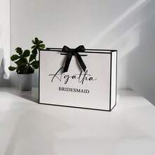 Personalized Name Gift Bags, Bow Tie Gift Bags, Thank You Gift Bags, Birthday Gift Bags, Christmas Gift Bags, Bridesmaid Gift Bags