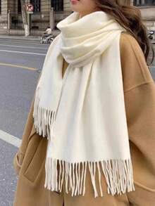 1 chiếc khăn quàng cổ giả cashmere ấm áp, thêu họa tiết tùy chỉnh, màu trơn, dùng hàng ngày, thời trang, nhiều màu sắc, cổ điển, đơn giản, sành điệu, thời trang mùa thu, phong cách quý tộc, cá nhân hóa, độc đáo, quà tặng lý tưởng cho nam/nữ, thời trang mùa đông, quà Giáng sinh, đồ trang trí Giáng sinh, đồ trang trí Giáng sinh cá nhân hóa, quà tặng cá nhân hóa cho phụ nữ/nam giới, phụ kiện Giáng sinh, khăn quàng cổ và phụ kiện khăn quàng cổ tùy chỉnh, phong cách đường phố giản dị. - Nhiều màu - Xem 13