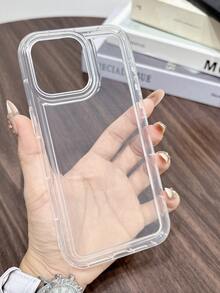 1pc Transparent Anti-Fall TPU Soft Protective Phone Case Cover Compatible With Apple 7 Plus/8 Plus/17/17 Pro/17 Pro Max/16/16 Plus/16 Pro/16 Pro Max/XR/XS Max/11/11 Pro/11 Pro Max/12/12 Pro/12 Pro Max/13/13 Pro/13 Pro Max/14/14 Pro/14 Plus/14 Pro Max/15/15 Pro/15 Plus/15 Pro Max, Fashionable/Elegant/Cute/ - Multicolor - View 6