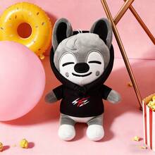 New Stray  Plush Toy -  Cuddly Toy, Cartoon Anime Figure Stuffed Plush Toys, Soft Animal Plushie Stuffed Pillow Cushion For  Fans - 灰色 - 查看 2