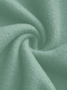 Adolescenti/Bambini: Felpa oversize, casual, versatile e ampia a maniche lunghe con stampe della scritta "Questo è il miglior fratello del mondo" e gesti del pollice in su su entrambi i lati. - Matcha verde - Visualizzare 6