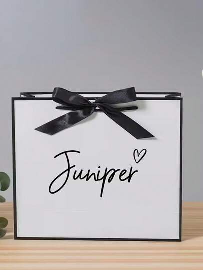 Personalized Name Gift Bags, Bow Tie Gift Bags, Thank You Gift Bags, Birthday Gift Bags, Christmas Gift Bags, Bridesmaid Gift Bags