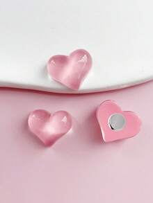 3D水晶心形冰箱贴，钕铁硼强磁吸附，创意家居装饰DIY冰箱贴 - 彩色 - 查看 6