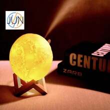 Humidificador Luna con 3 Modos de Luz Blanca y Cálida Aromaterapia. - Multicolor - Ver 3