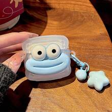1个可爱香肠嘴耳机保护套，兼容 Pro3/Pro2/1、AirPods2/3/Pro、AirPods4，情侣/闺蜜礼物 - 彩色 - 查看 4