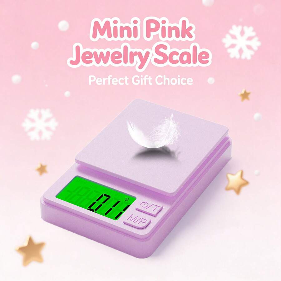 0.01g High Precision Mini Digital Scale, ABS Material, High Accuracy Pocket Electronic Scale, Jewelry Weight, Portable Kitchen Scale, 2*AAA Battery (Not Included)