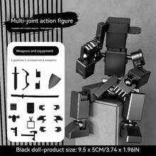 1套 2026新款第五代多关节可变形人偶 - 全新组装DIY减压解压玩具 - 节日礼物 - 桌面减压玩具 - 自组装可拆卸人偶玩具 - 生日礼物 - 完美礼物 - 新年礼物 - 彩色 - 查看 18