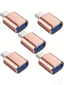 USB C To USB Adapter [5 Packs], Thunderbolt 3 To USB 3.0 OTG Adapter