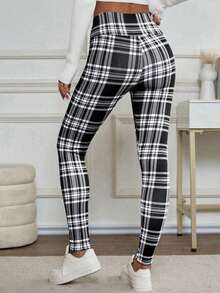 Women's Plaid Leggings - Elegant, Warm High-Waisted Leggings With Stretch, Fashionable & Slim-Fitting For Winter Women's 2025 New Style Winter Puffer Leggings Leggings -- Women's High-Waisted Fleece-Lined Embroidered Leggings Women's Leggings Women's Solid-Color Yoga Pants Women's Solid-Color Yoga Pants Women's Daily Casual Slim0-Fit Long Pants  2025 Women's Winter Christmas & Daily Fleece-Lined Leggings - Warm Soft Fabric, Pockets Design, Thickened Yoga Pants For Casual & Jogging 1-Piece Fall/Winter Fleece-Lined Thickened Yoga Leggings - Women's High-Waisted Solid Color Pants With Side Pockets, Suitable For Fitness, Sports & Daily Wear Women's High-Waisted Button Closure Fleece-Lined Leggings - Opaque Front Button Design, Tummy Control & Butt Lifting, Washable Warm Tights For Yoga, Running, Gym & Everyday Usefleece Lined Leggingspantalones De Invierno Mujeresgymleggings For Womenpantalones Para El Fríopantalones De Mujer Inviernoleggings - trắng - Xem 3