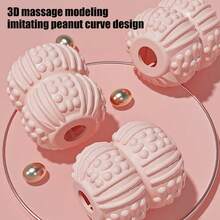 1个按摩滚轮放松滚轮，32个滚轮，消除橘皮组织滚轮肌肉放松器，圆形腿部夹钳，腿部按摩，适用于网球肘腿部 - 彩色 - 查看 10
